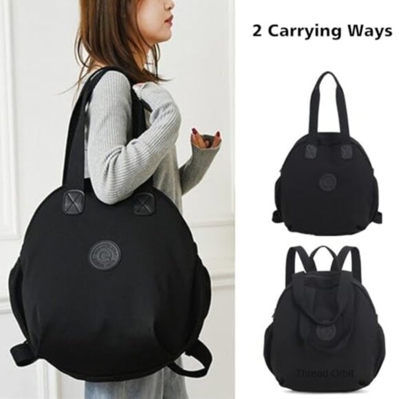 Large Waterproof Nylon Backpack Purse Anti-theft Travel Work Shoulder Bag